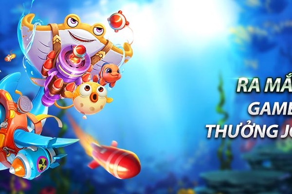 Trò chơi bắn cá với khung cảnh dưới đại dương đầy màu sắc